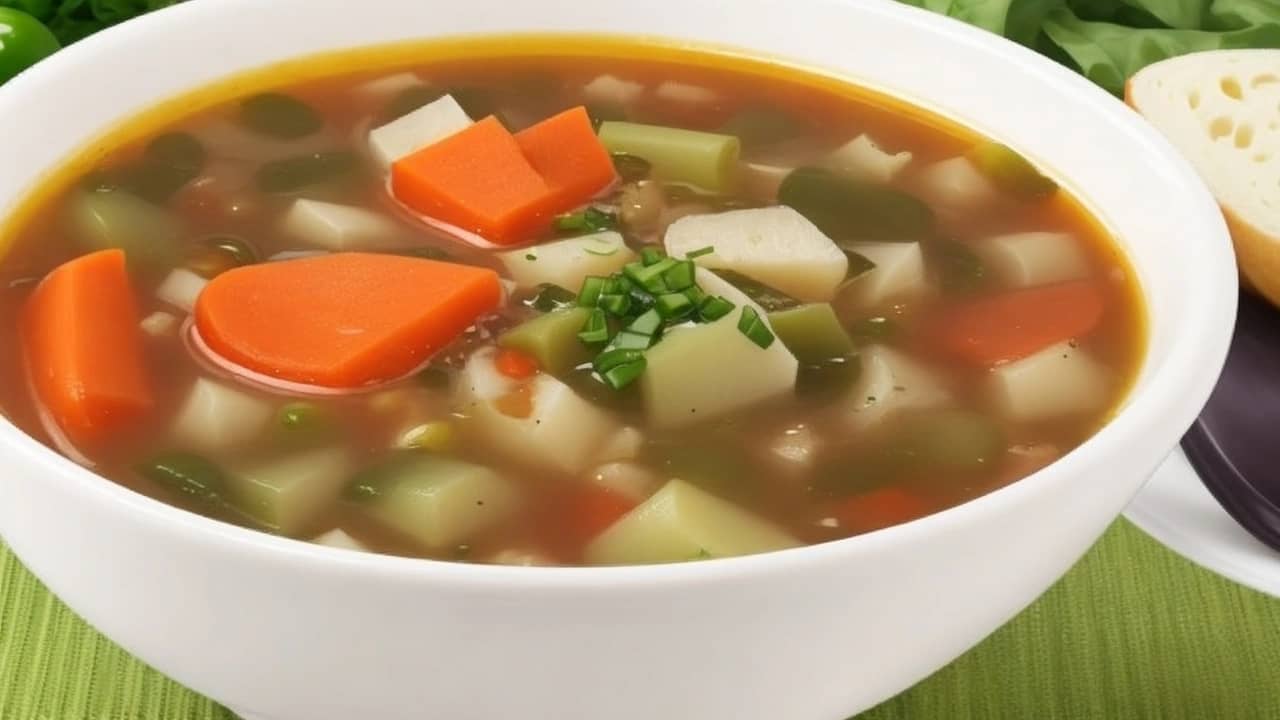 Receita de Sopa de Legumes